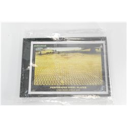 Perforated Steel Plates - Model Display Base 235mm x 165mm - 1/48 scale