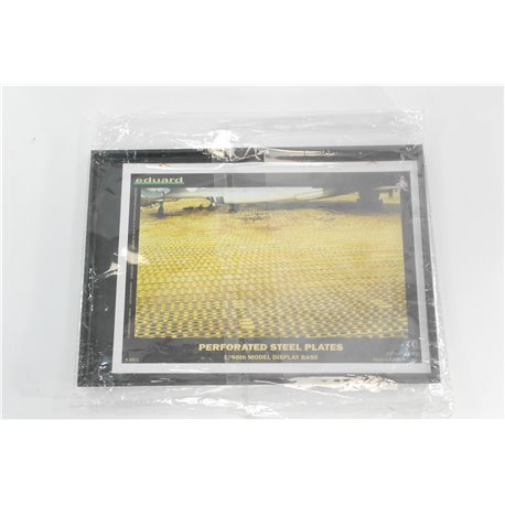 Perforated Steel Plates - Model Display Base 235mm x 165mm - 1/48 scale