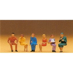 Seated Persons (6) Standard Figure Set
