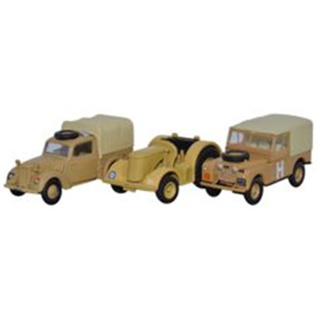 3 Piece Set - Tilly, David Brown Tractor and Land Rover