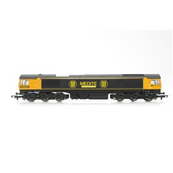 Hornby R2650 Class 66 66709 'Joseph Arnold Davies' in Medite livery DCC + Sound . OO Gauge USED 