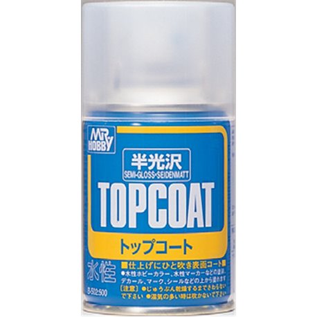 Mr Topcoat Semi-Gloss Spray - 86ml