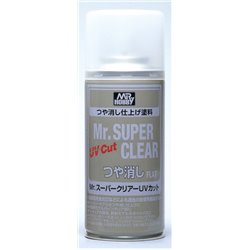 Mr Super Clear "UV Cut" Flat Spray - 170ml