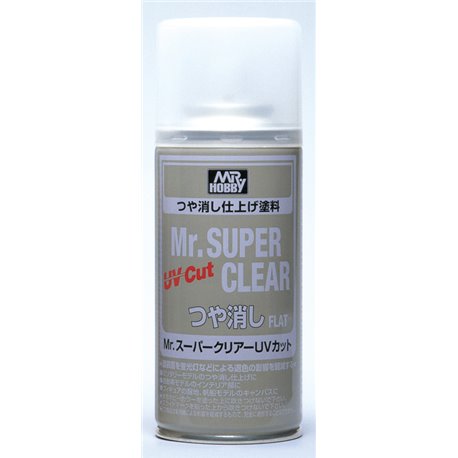 Mr Super Clear "UV Cut" Flat Spray - 170ml
