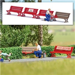 Painting a bench