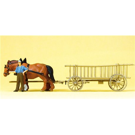 Horse Drawn Rack Wagon