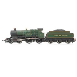 Hornby R390 County Class 4-4-0 'County Of Oxford' 3830 in GWR Green OO Gauge USED