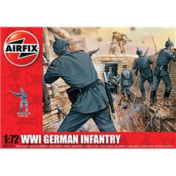 WWI German Infantery - 1/72 scale figures