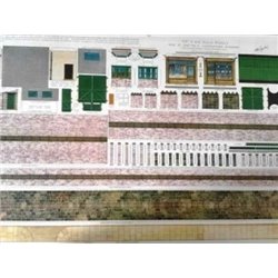 Printed Building Sheet Kit: 2mm Scale Model Card Kit: Constructional Accessories