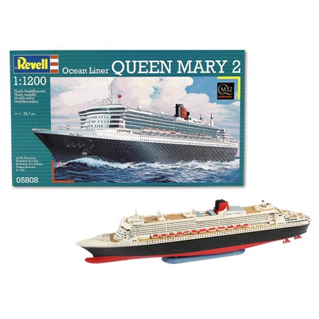 QUEEN MARY 2 Ocean Liner Ship 1:1200