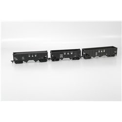 A Set of Three Norfolk and Western Two / Three Bay Open Coal Hoppers. HO Gauge USED