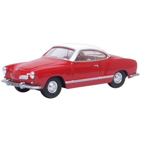 Henna Red and Pearl White VW Karmann Ghia