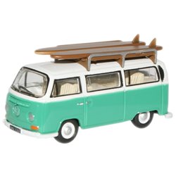 Birch Green/White VW Bus