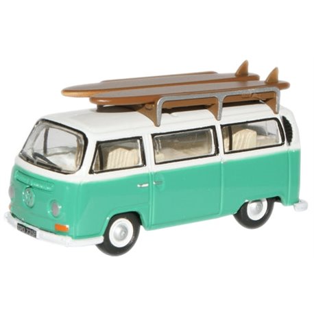 Birch Green/White VW Bus