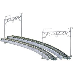 Double track catenary
