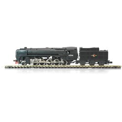 Minitrix 2-10-0 9F BR Black Steam Locomotive "92018" N Gauge USED