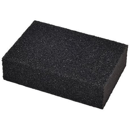 Medium/coarse dual grit (P100/P60) sanding sponge