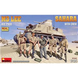 M3 Lee Mid Prod. Sahara w/ Crew - 1:35 scale kit