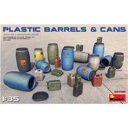 Plastic Barrels & Cans - 1:35 scale kit