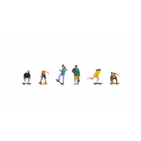 Skateboarders (6) Figure