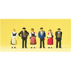 Swiss National Costume Canton Uri (6) Exclusive Figure Set