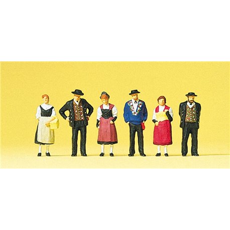 Swiss National Costume Canton Uri (6) Exclusive Figure Set