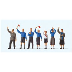 Free German Youth Young Pioneers (7) Exclusive Figure Set
