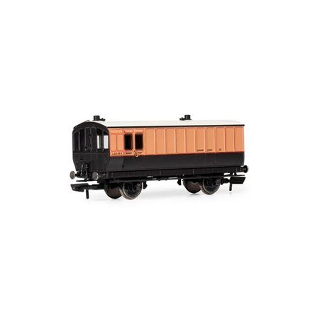 LSWR, 4 Wheel Coach, Passenger Brake, 82 - Era 2