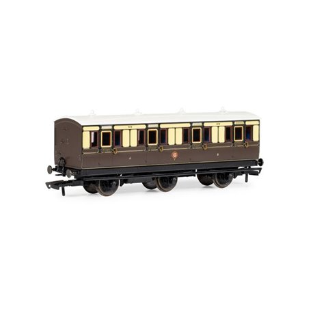 GWR, 6 Wheel Coach, 1st Class, 519 - Era 2/3