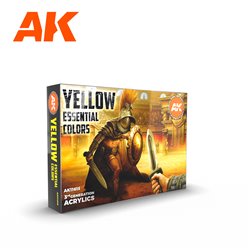 AK Interactive Set - Yellow Essential Colors 3Gen Set