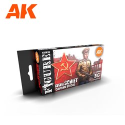 AK Interactive Set - SOVIET WWII UNIFORM COLORS