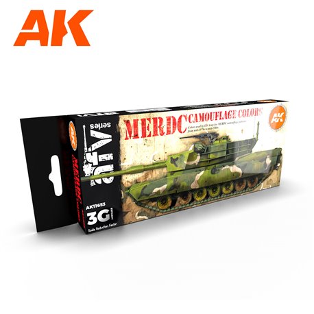 AK Interactive Set - MERDC CAMOUFLAGE COLORS