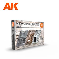 AK Interactive Set - Old & Weathered Wood Vol. 2