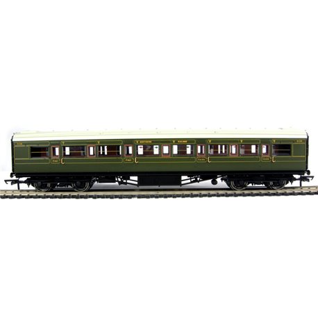 Maunsell Composite coach in SR dark olive green - 5138