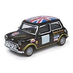 Mini Cooper - Racing, Black with Union Jack Roof