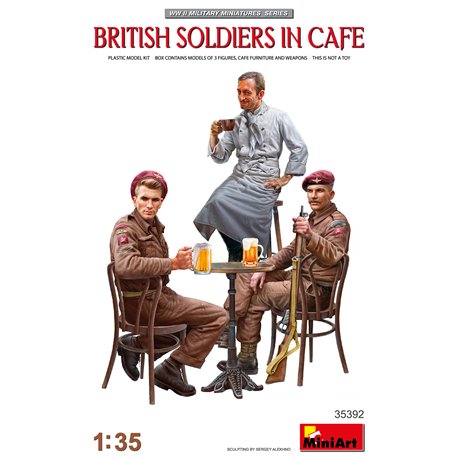 Miniart 1:35 - British Soldiers in Cafe