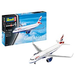 Airbus A320 neo British Airways - 1/144 scale model kit