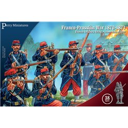 Franco-Prussian War French Infantry firing line 1870-1871 (x38)
