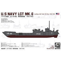 US Navy LCT Mk 6 - 1/350 scale model kit