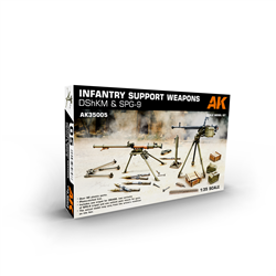 Infantry Support Weapon Set 1 DShKM & SPG-9 - 1/35 scale