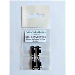 Conversion NEM pockets for Bachmann, Hornby, Tri-Ang (2 pairs)