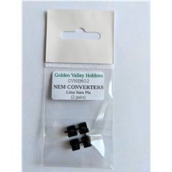 Conversion NEM pockets for Lima wagons with 3mm pin (2 pairs)