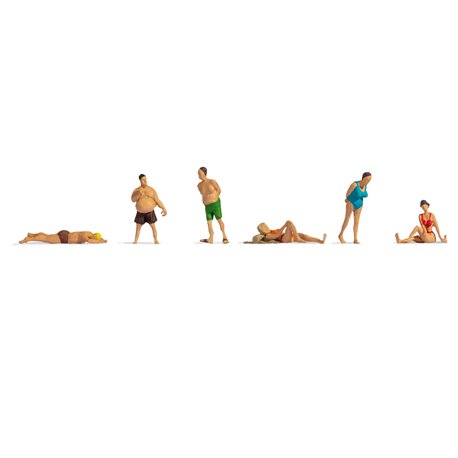 Sunbathers (6) Hobby Figure set