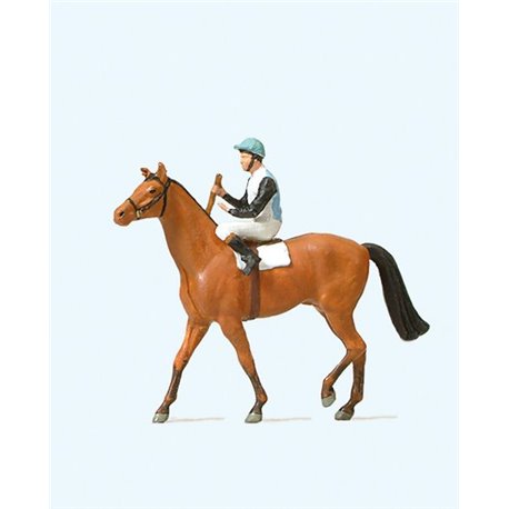 Jockey on Racehorse