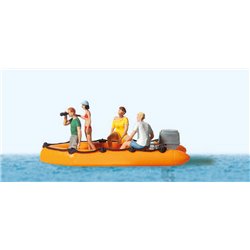 Family in Rubber Dinghy (4)