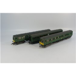 Lima 3 Car DMU in BR Green Project. OO Gauge USED3