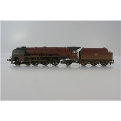 Hornby R2383 Class 8P 'Princess Coronation' 46521 "City of Nottingham" in BR maroon with late crest - weathered. OO Gauge USED