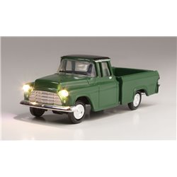 HO Green Pickup with light