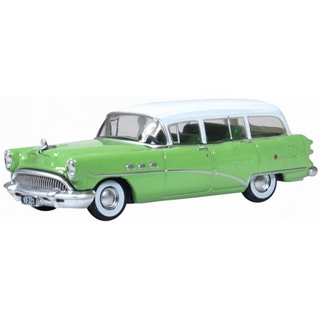 Buick Century Estate Wagon 1954 Willow Green and White