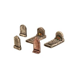 Assorted gravestones (x5)